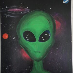 Large alien painting 👽