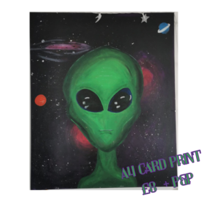 Alien painting 👽 (Digital Copy)