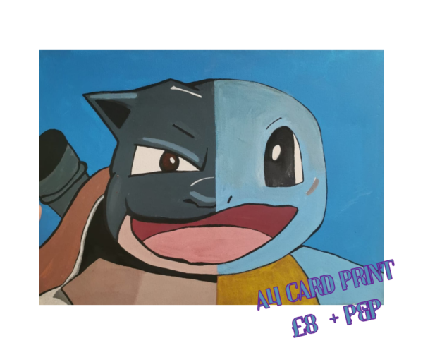 Squirtoise / Pokemon painting 🐢 (Digital Copy)
