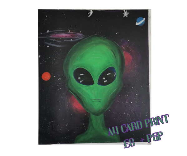 Alien painting 👽 (Digital Copy)